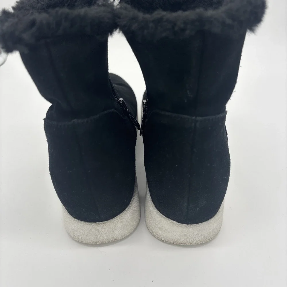 Blondo Haven Waterproof Suede Comfort Sneaker, Women's Size 9 Black. Winter Shoe